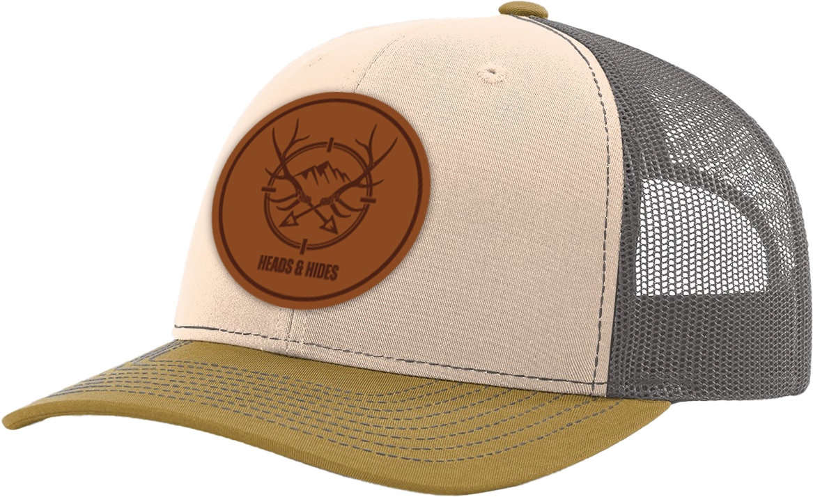 Leather Patch Trucker Hat – Heads & Hides