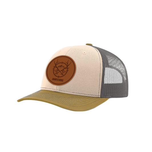 Leather Patch Trucker Hat