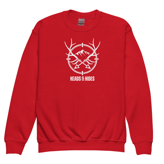 Heads & Hides - Youth Crewneck Sweatshirt